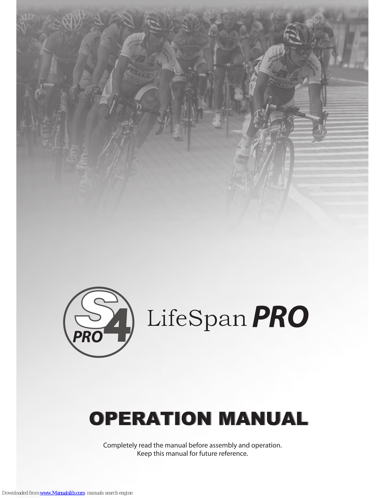 PCE Health and Fitness LifeSpan PRO S4 Operation Manual