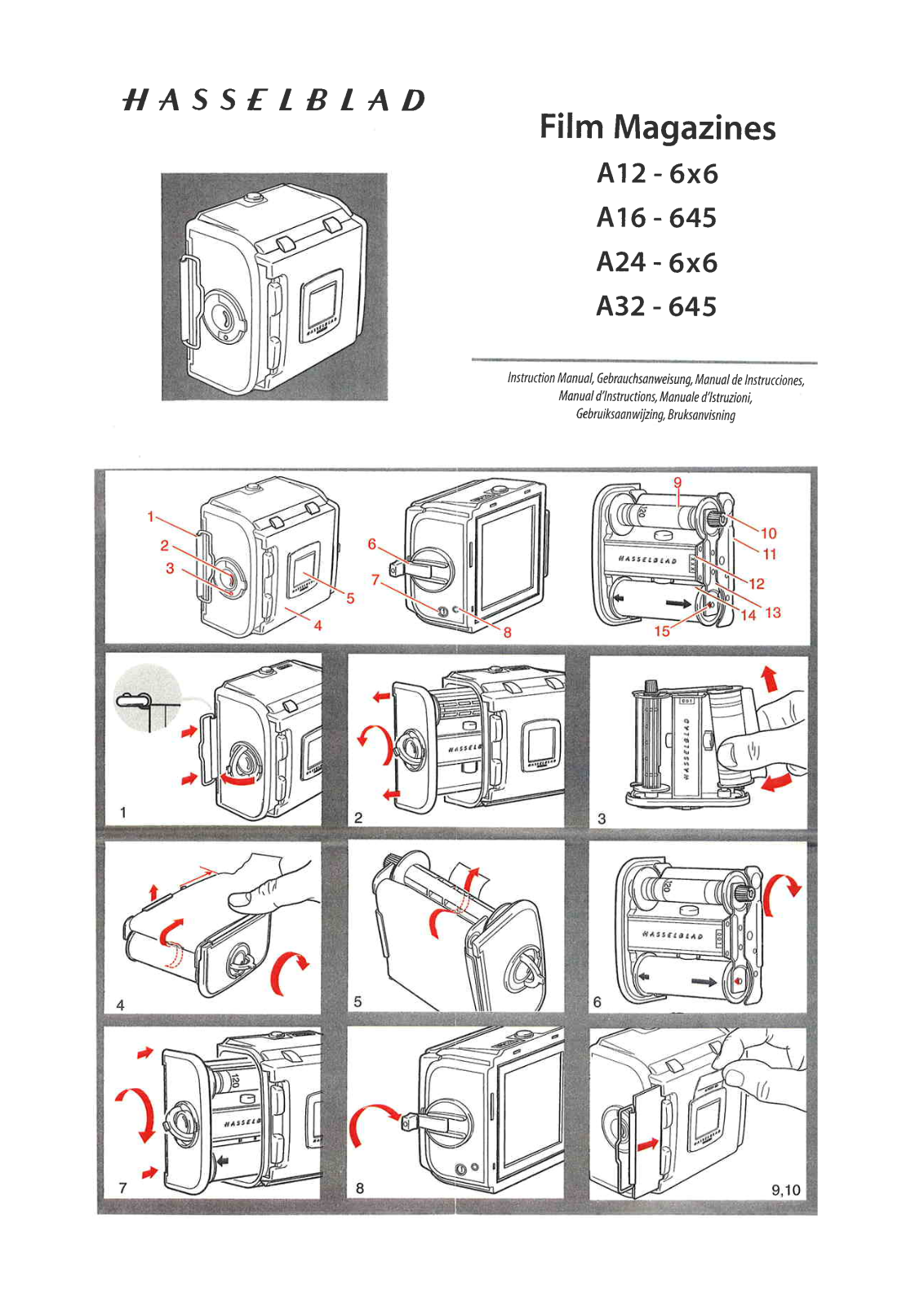 Hasselblad A24, A32, A16, A12 User Manual