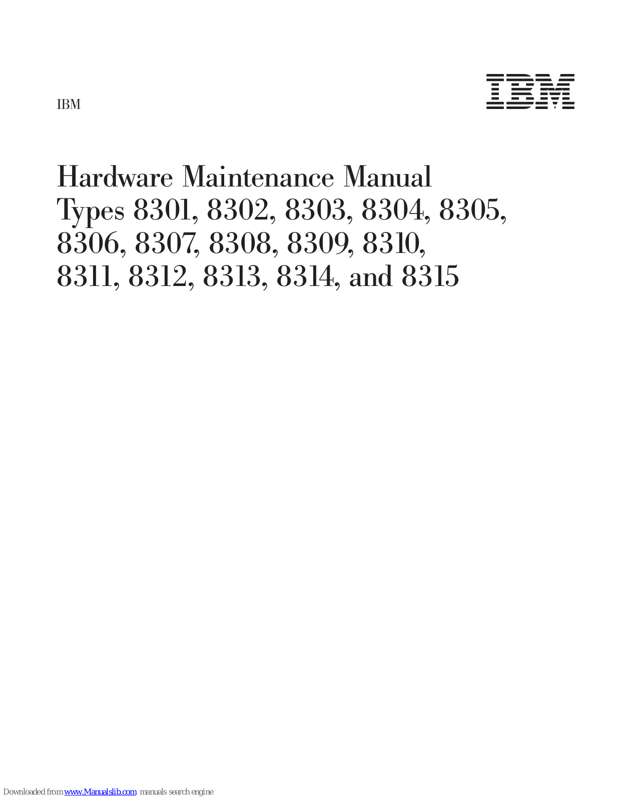 IBM 8307, NetVista, 830743U Hardware Maintenance Manual