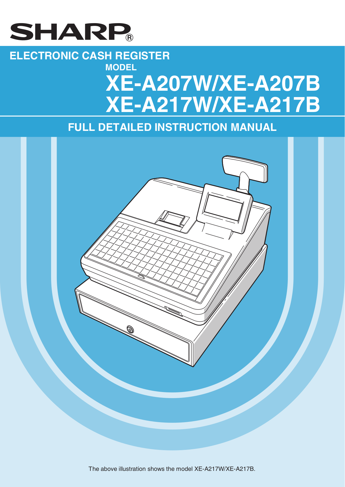 Sharp XE-A217W, XE-A207 User Manual