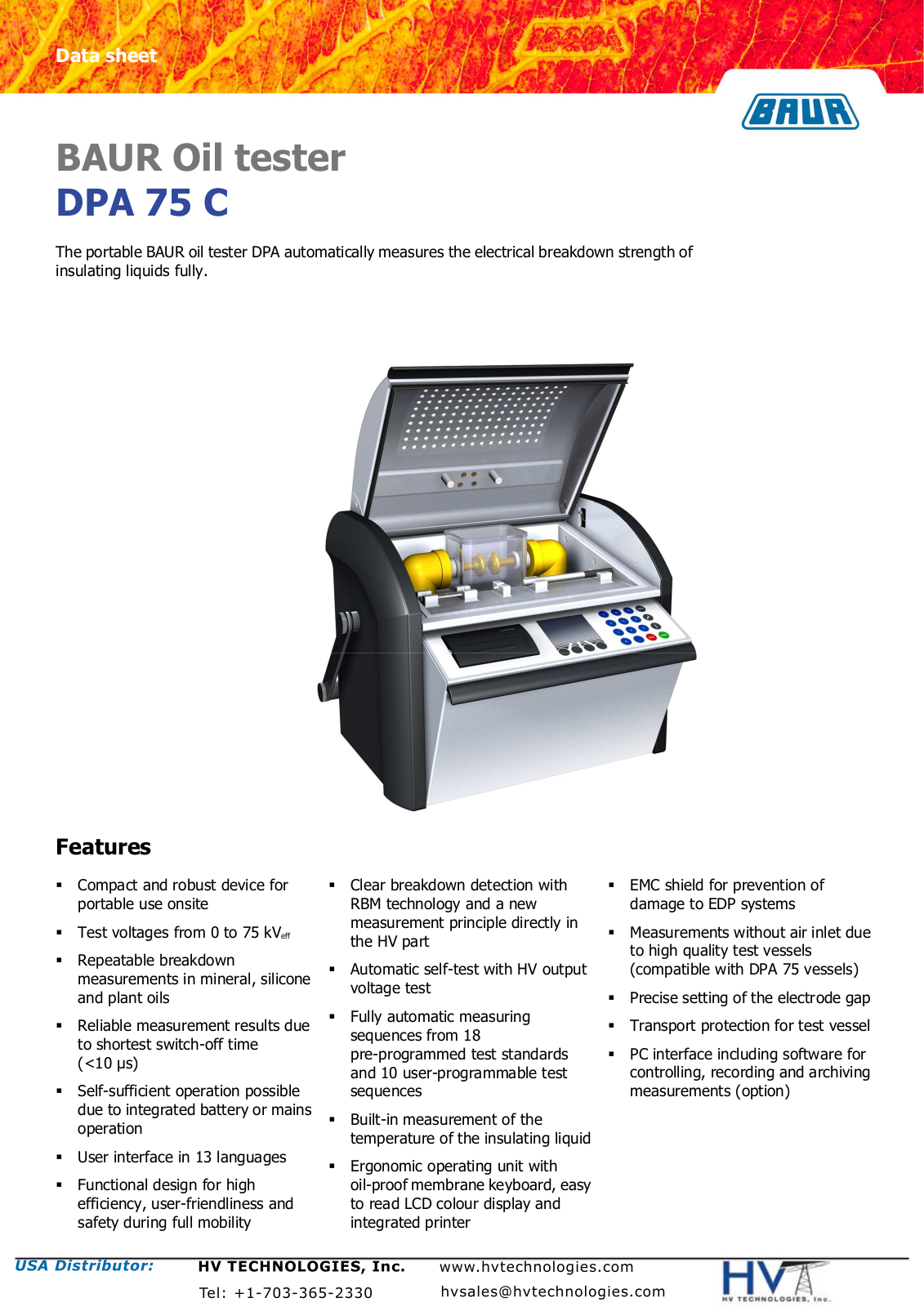 Atec DPA75C User Manual