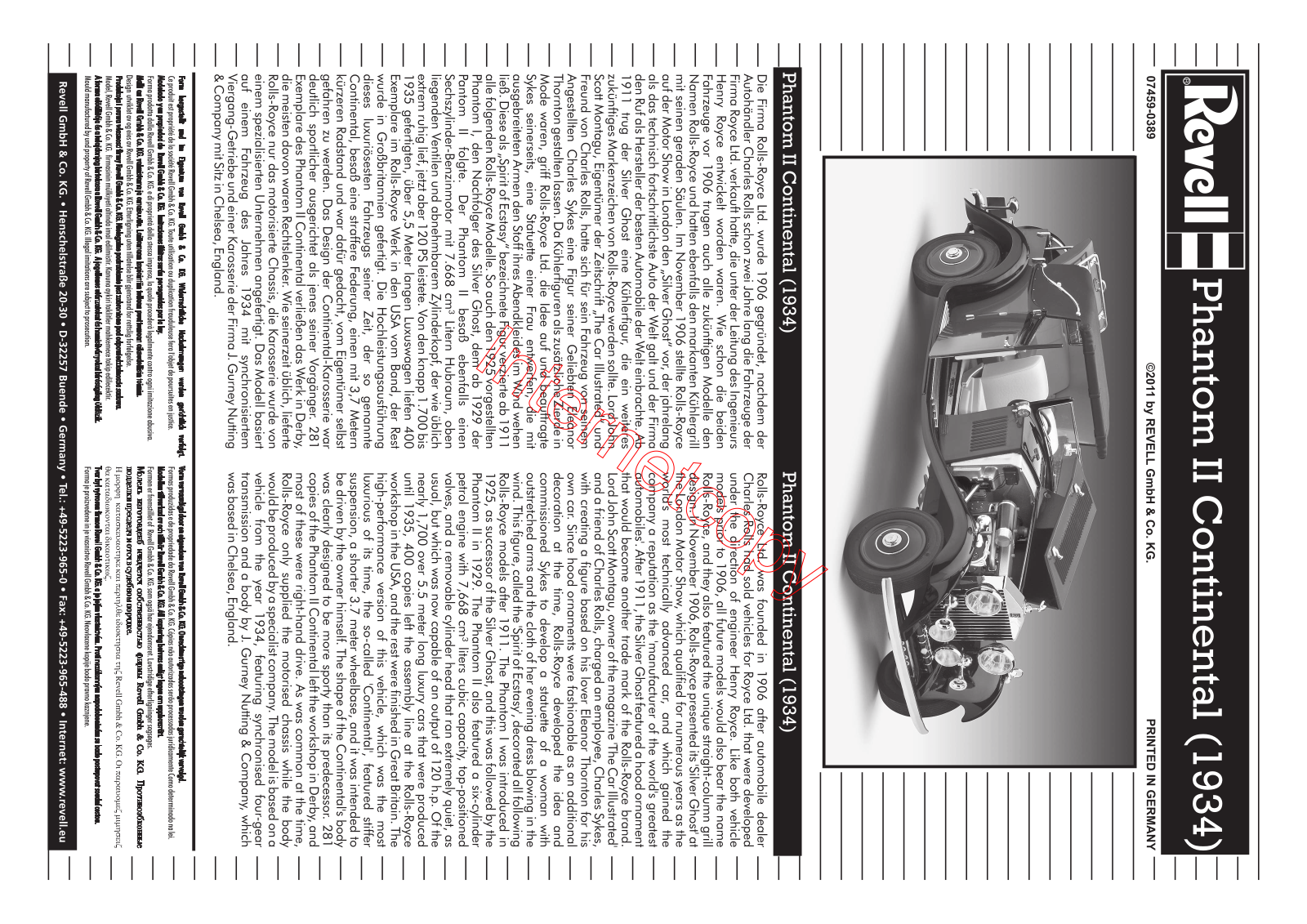 REVELL Phantom II User Manual