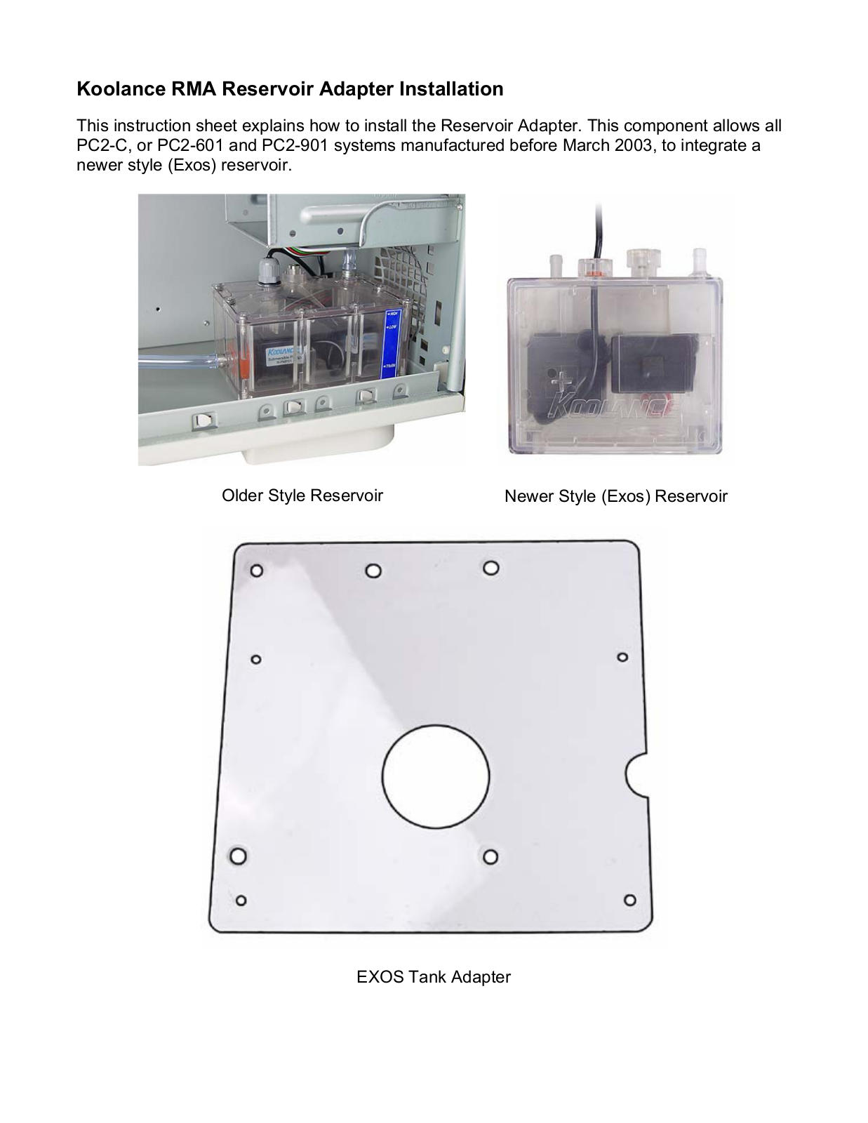 Koolance RMA User Manual