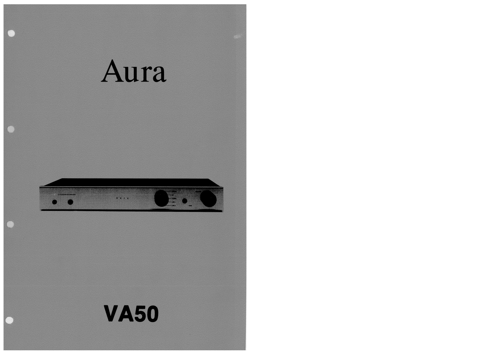 Aura VA50 Schematic