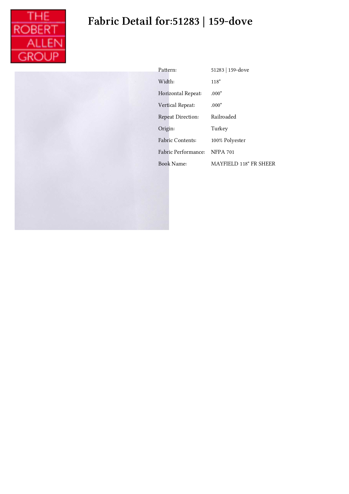 Duralee CRAL4283 Specifications - ManualMachine.com