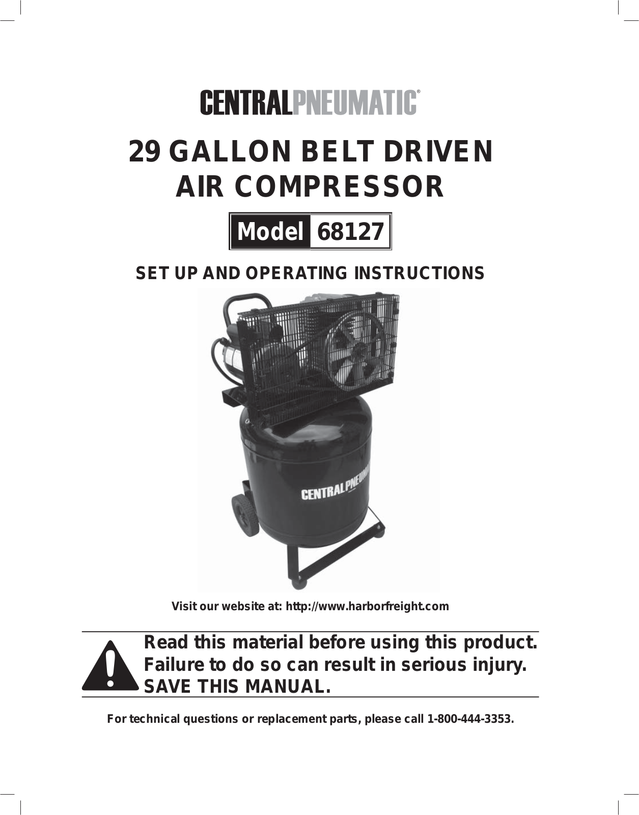 Astro Pneumatic 68127 User Manual