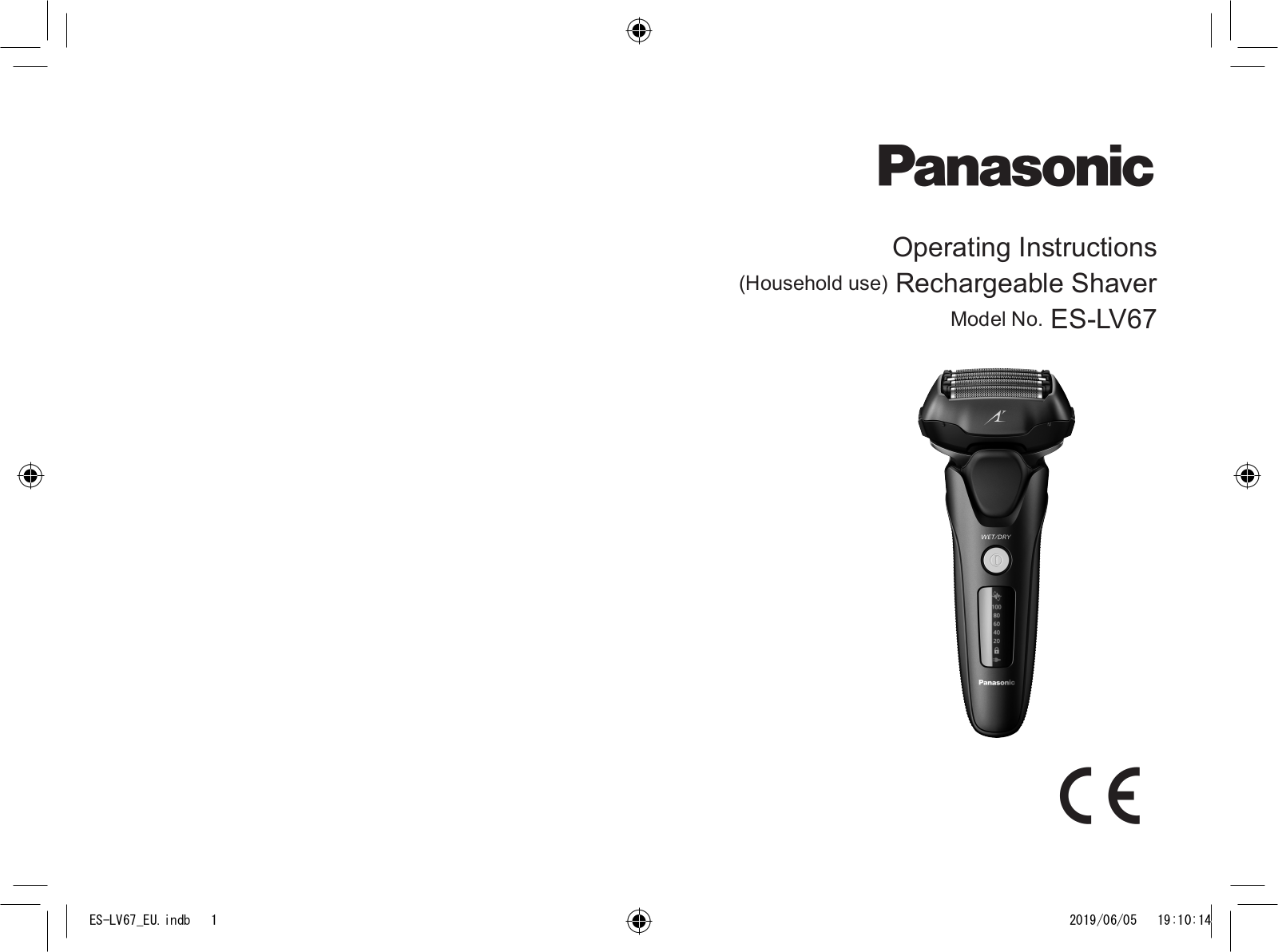 Panasonic ES-LV67-A803 Manual