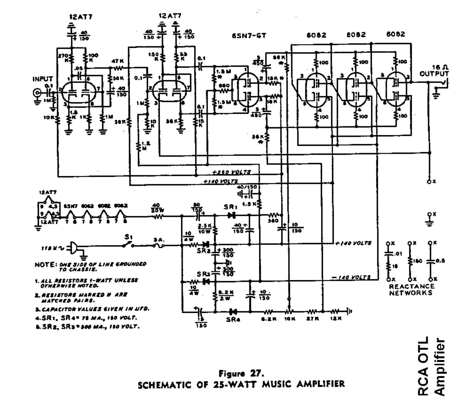 RCA otl schematic