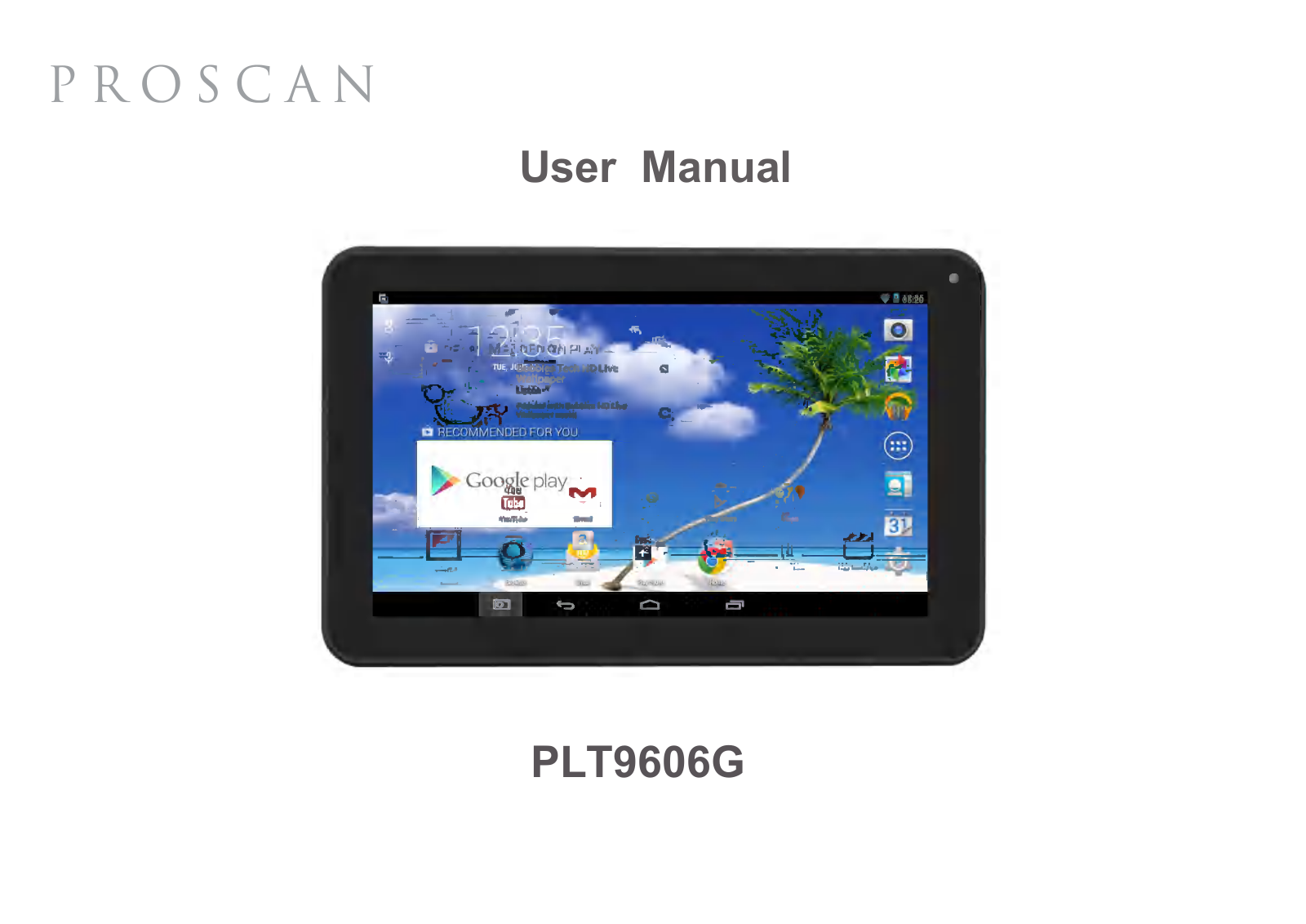 Proscan PLT9606G User Manual