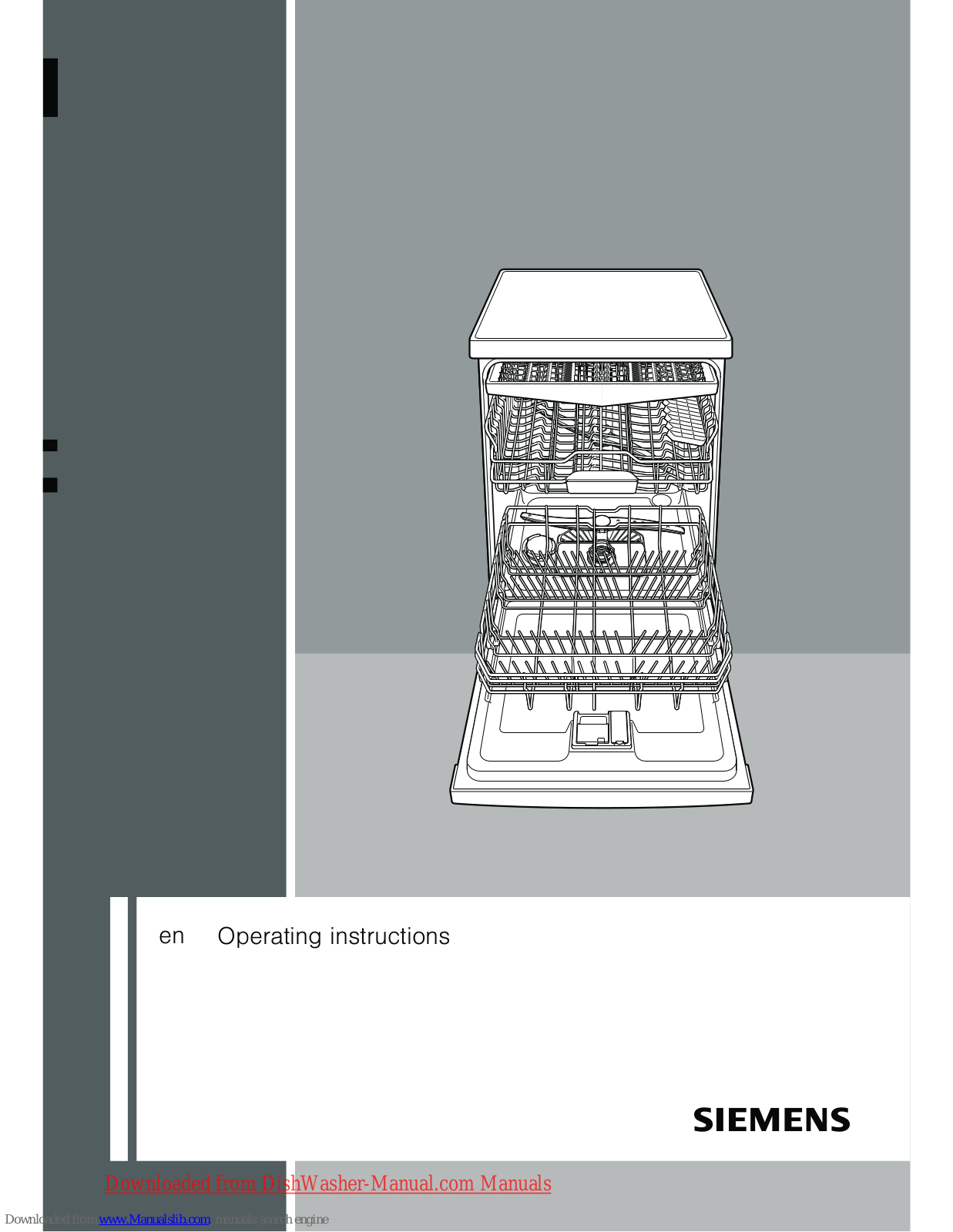 Siemens SN 56N591 Operating Instructions Manual