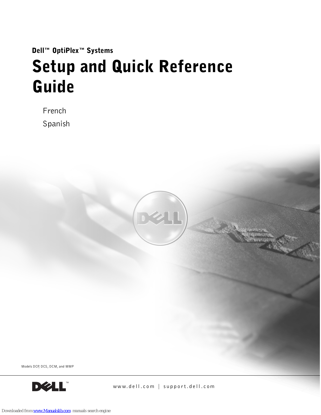 Dell OptiPlex DCM, OptiPlex DCP, OptiPlex GX400, OptiPlex MMP Setup And Quick Reference Manual