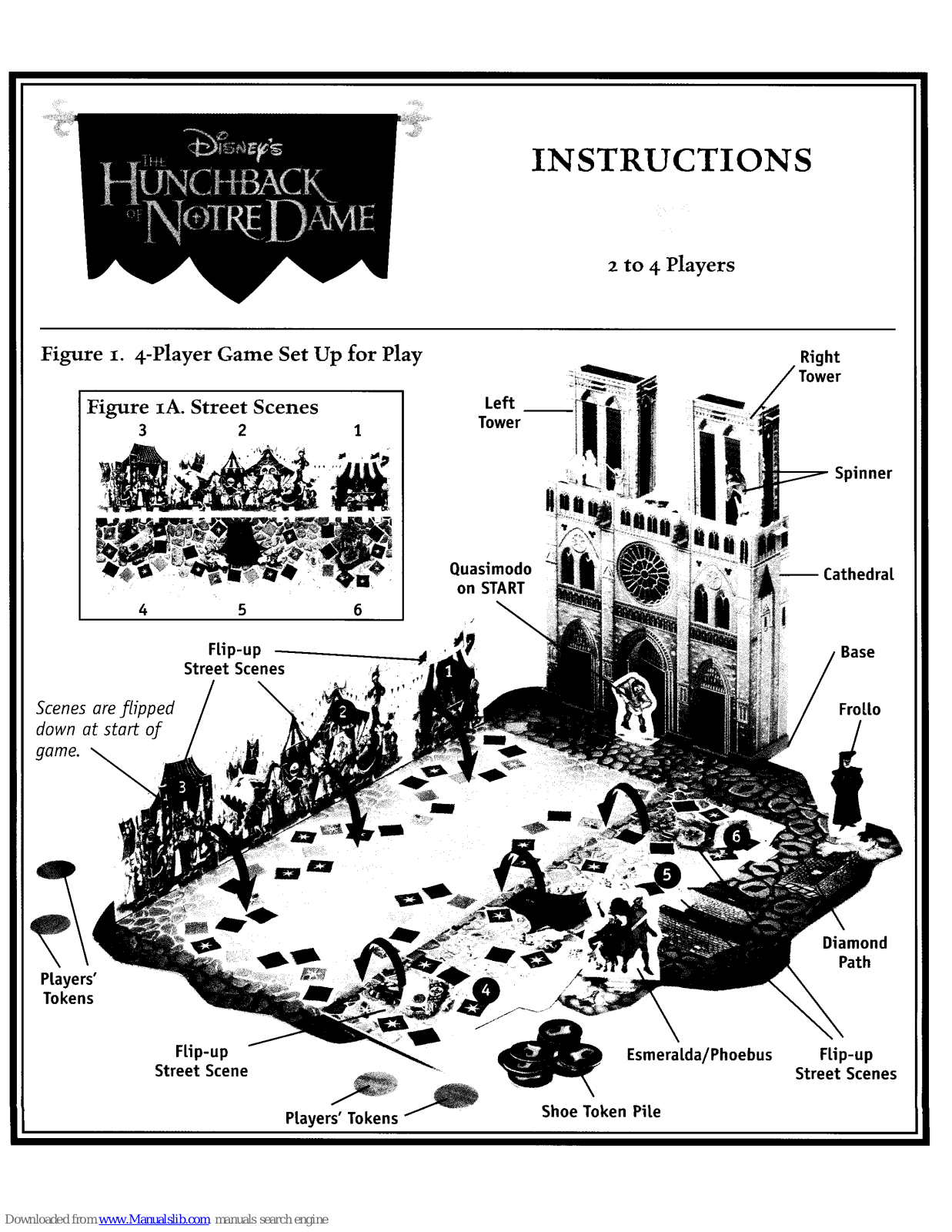 Disney Hunchback of Notre Dame Instructions Manual