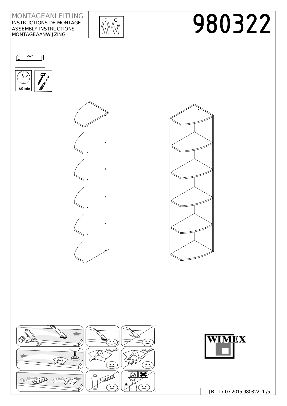 Wimex 980322 Assembly instructions