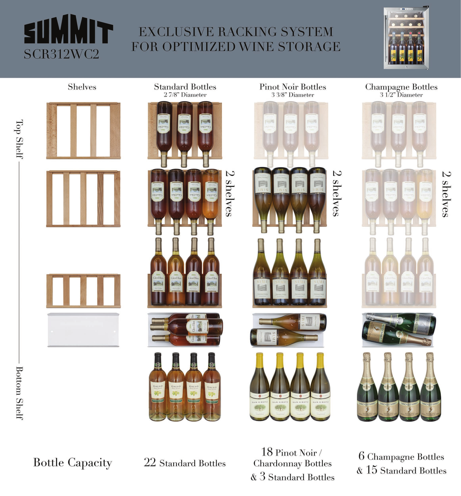 Summit SCR312LWC2, SCR312LCSSWC2 User Manual