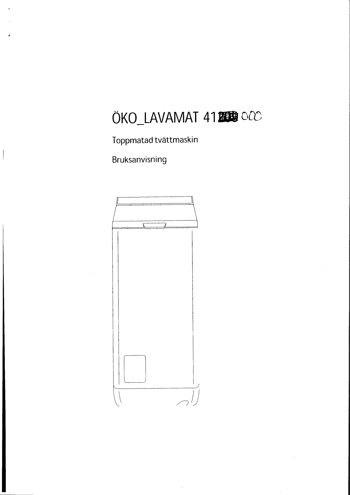 AEG LAV41209 User Manual