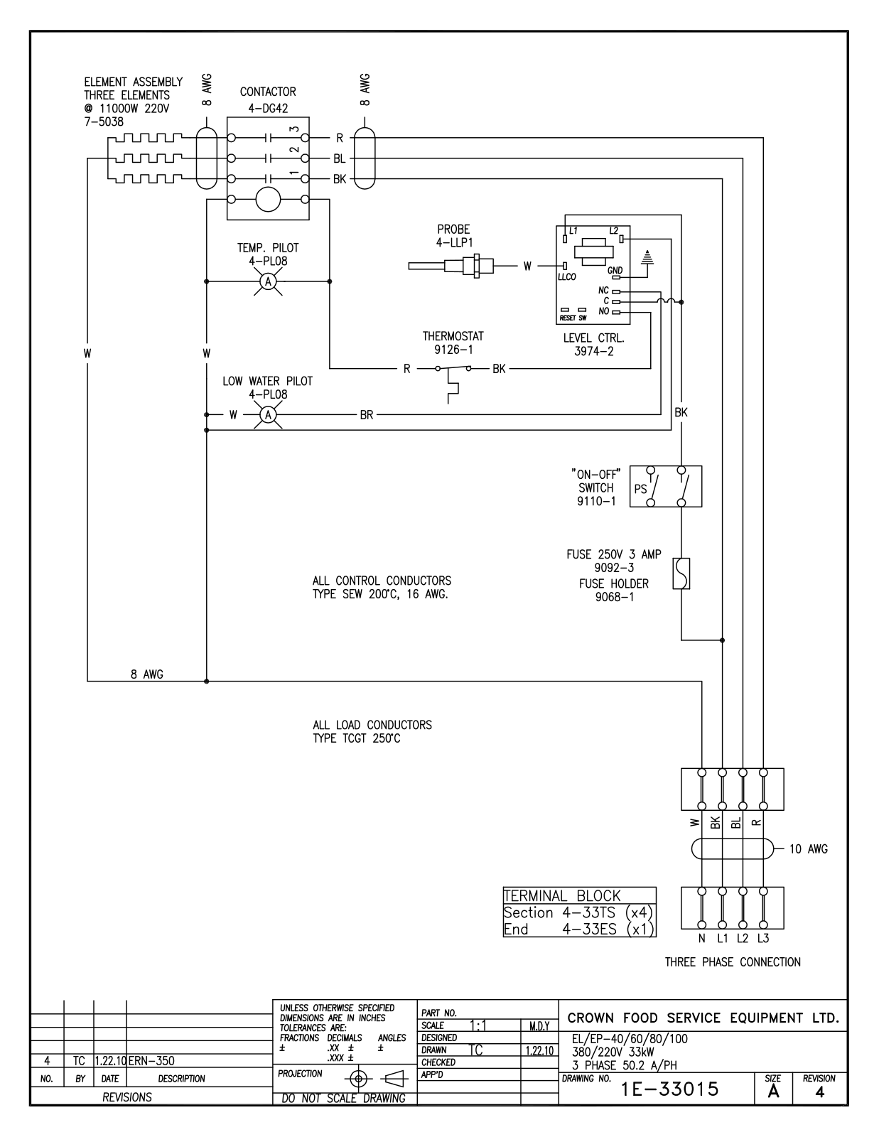 Intek EL-EP-40 380-220V 33 kW, EL-EP-60 380-220V 33 kW, EL-EP-80 380-220V 33 kW, EL-EP-100 380-220V 33 kW Service Manual