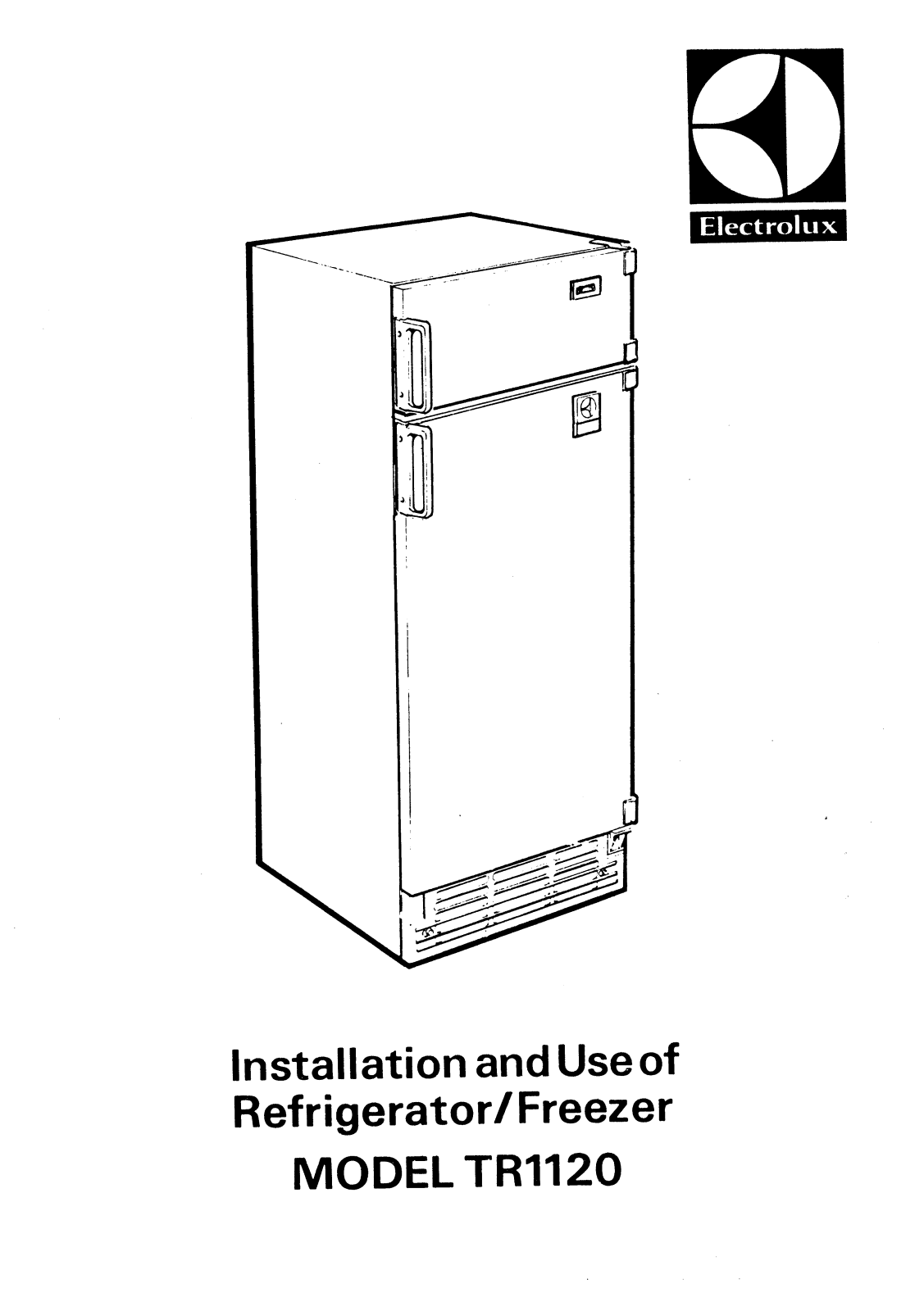 Electrolux TR1120 User Manual