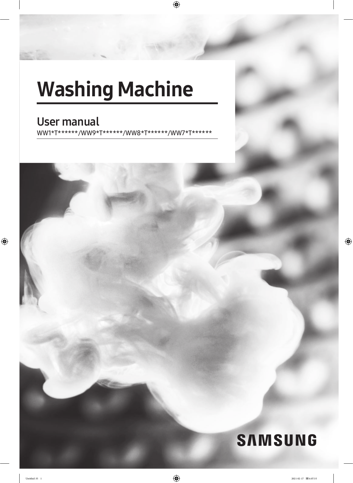 Samsung WW90T956ASE, WW10T654ALE, WW80T534ATW, WW90T986ASH, WW80T754ABT User guide - ManualMachine.com