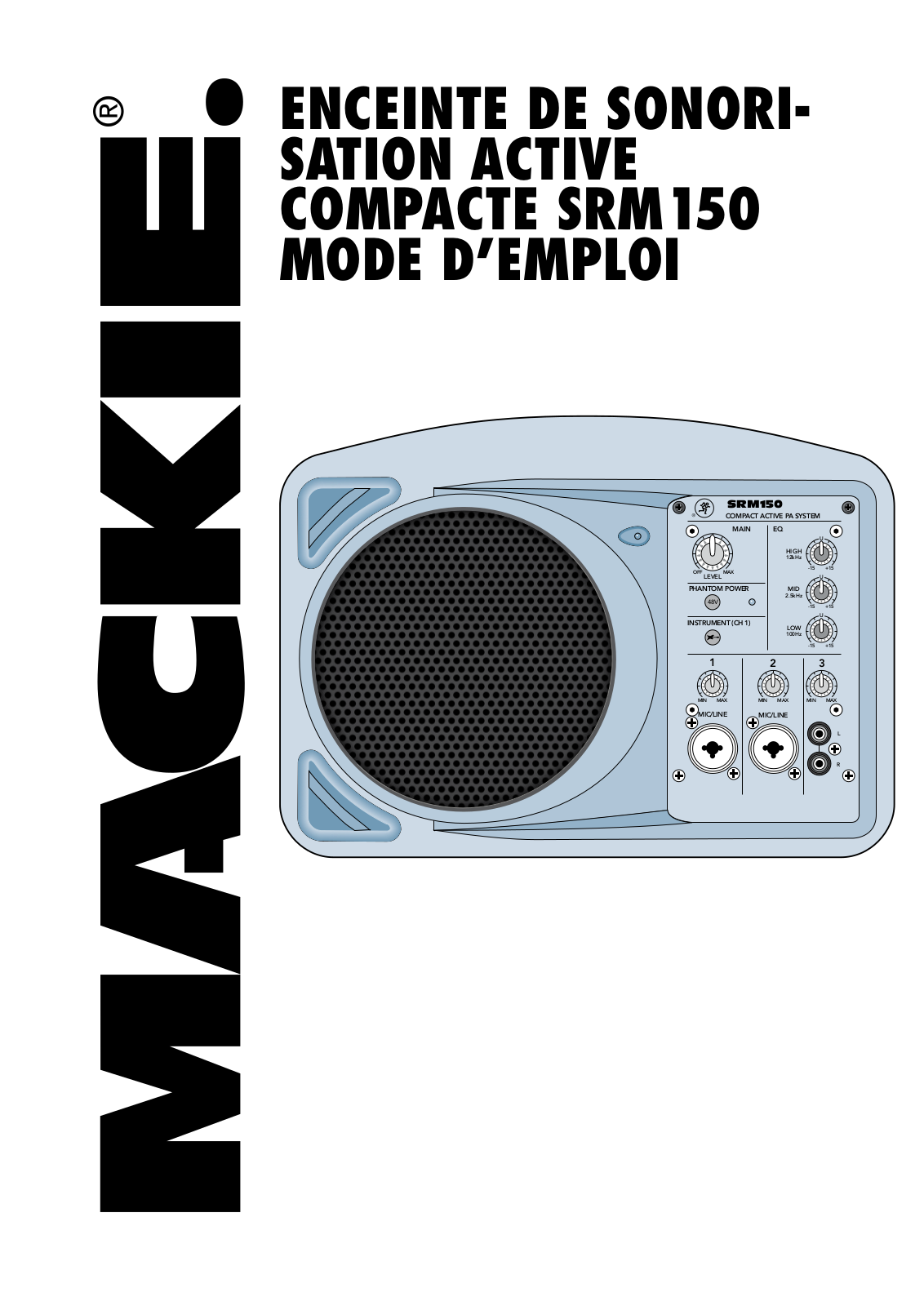 Mackie SRM150 Owner's Manual