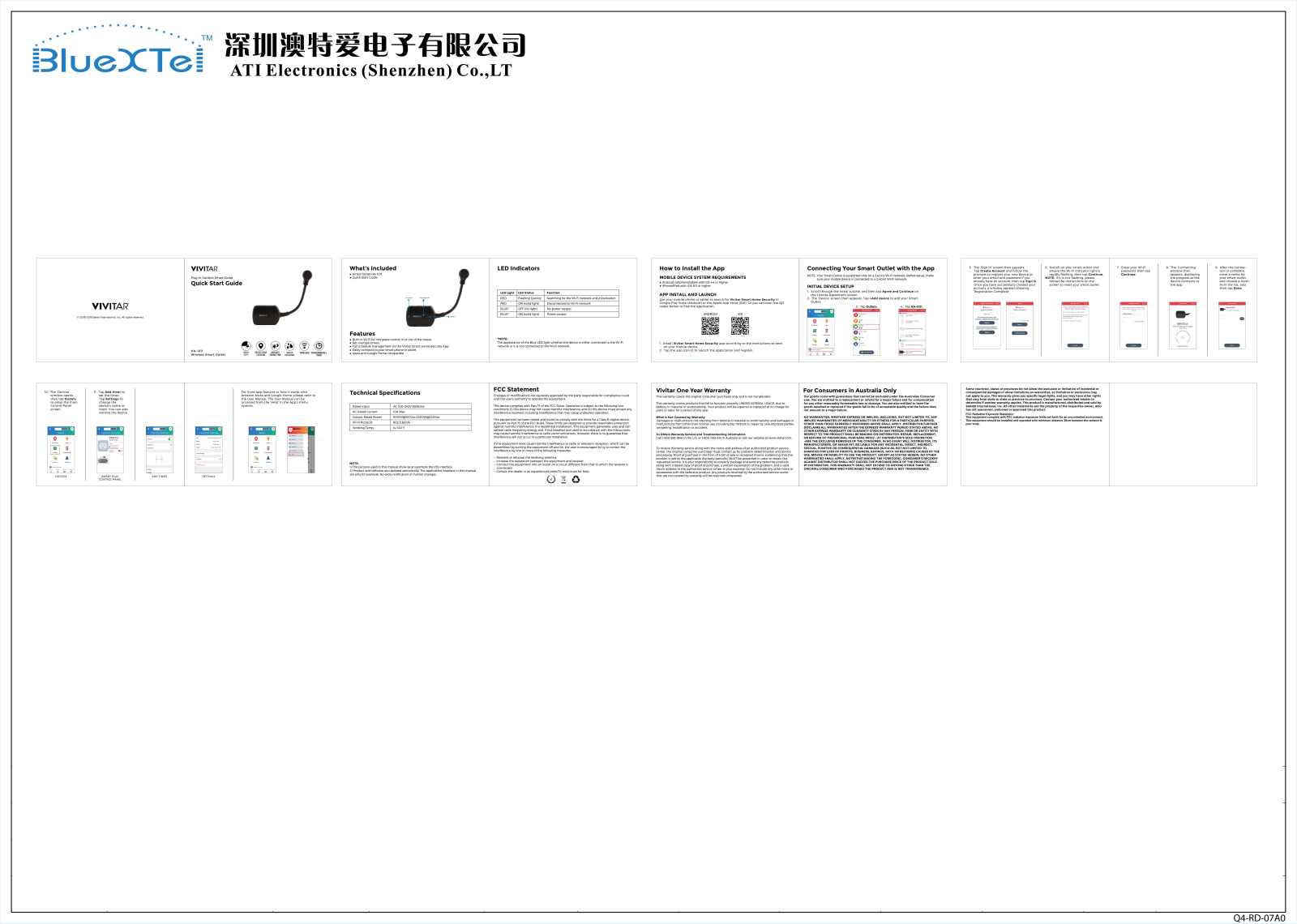 ATI Electronics WE400 User Manual