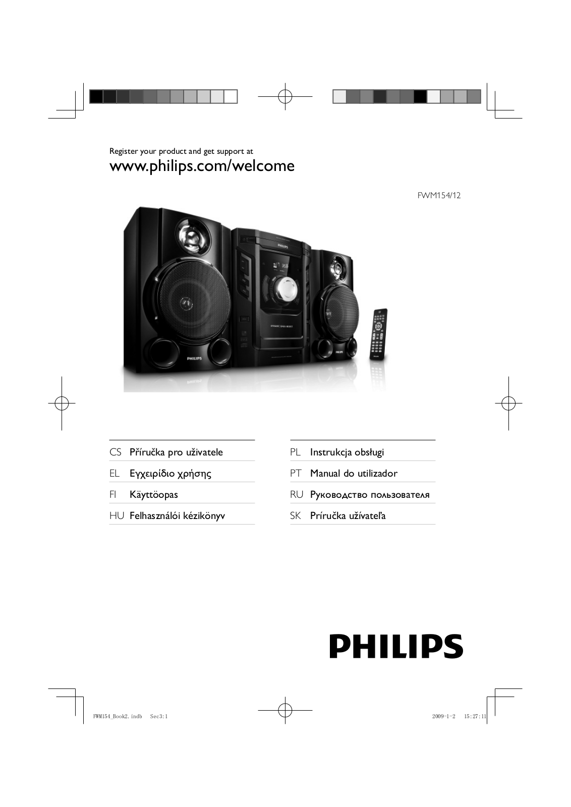 Philips FWM154 User Manual