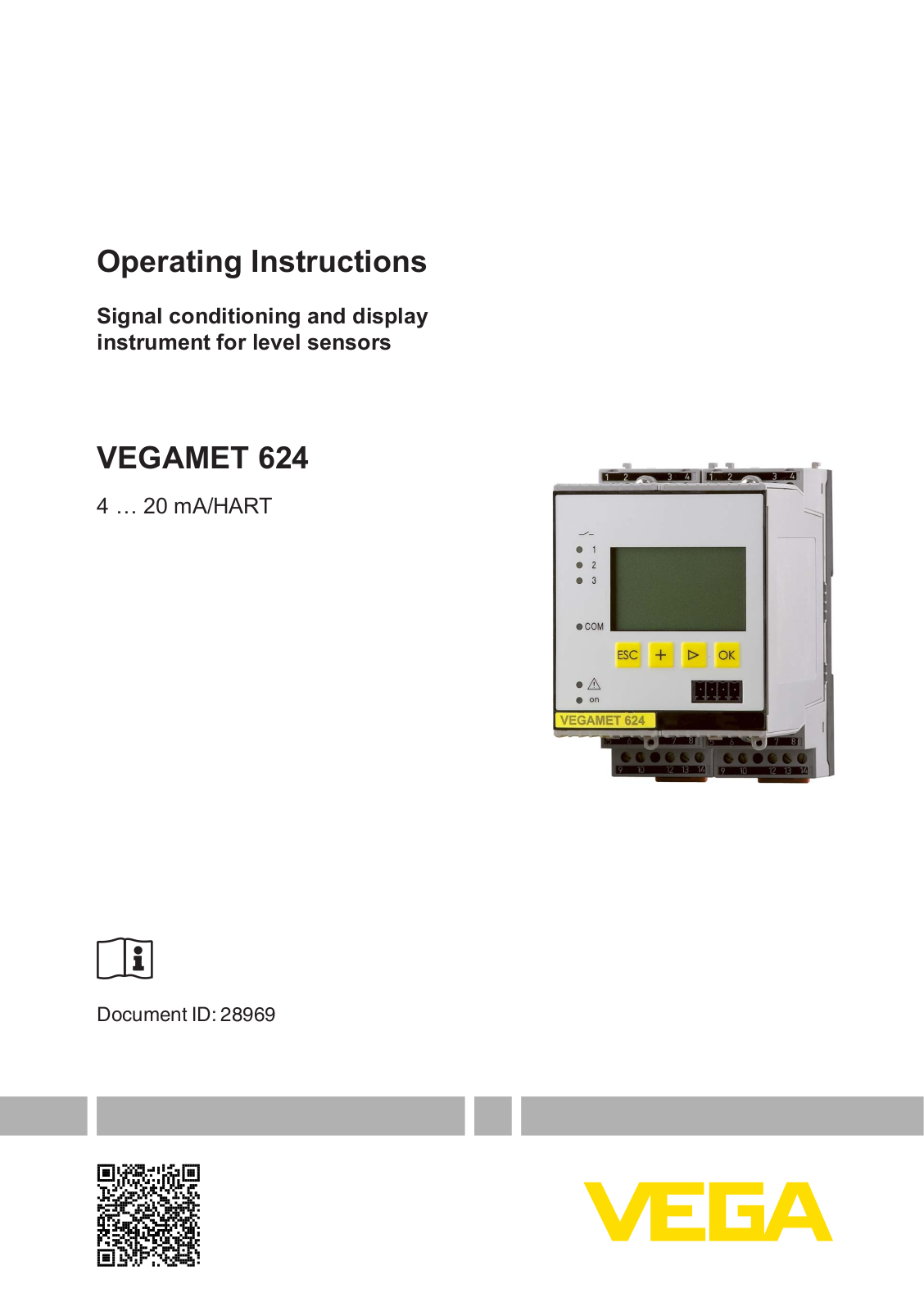 VEGA MET624 User Manual