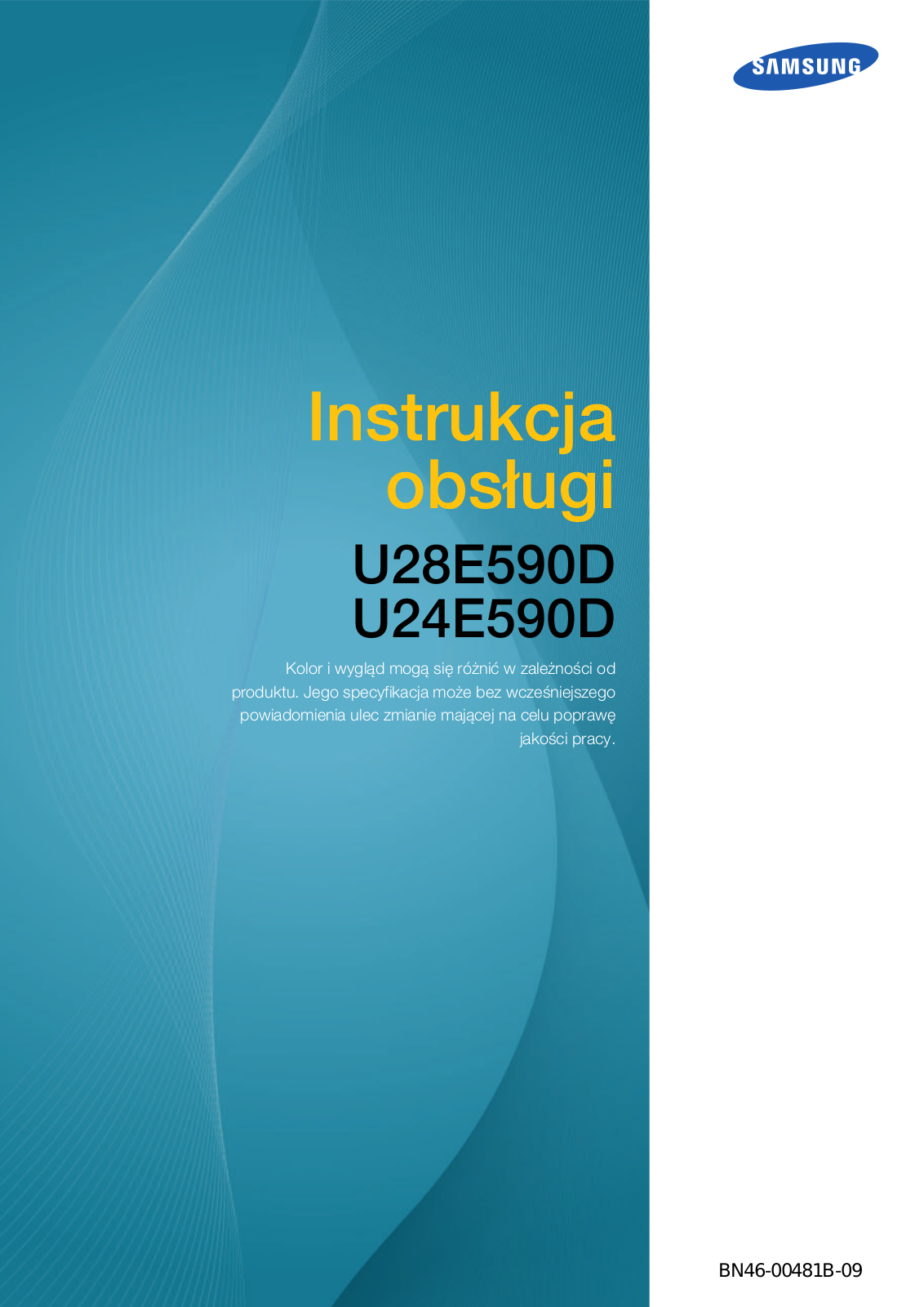 Samsung U28E590D User Manual