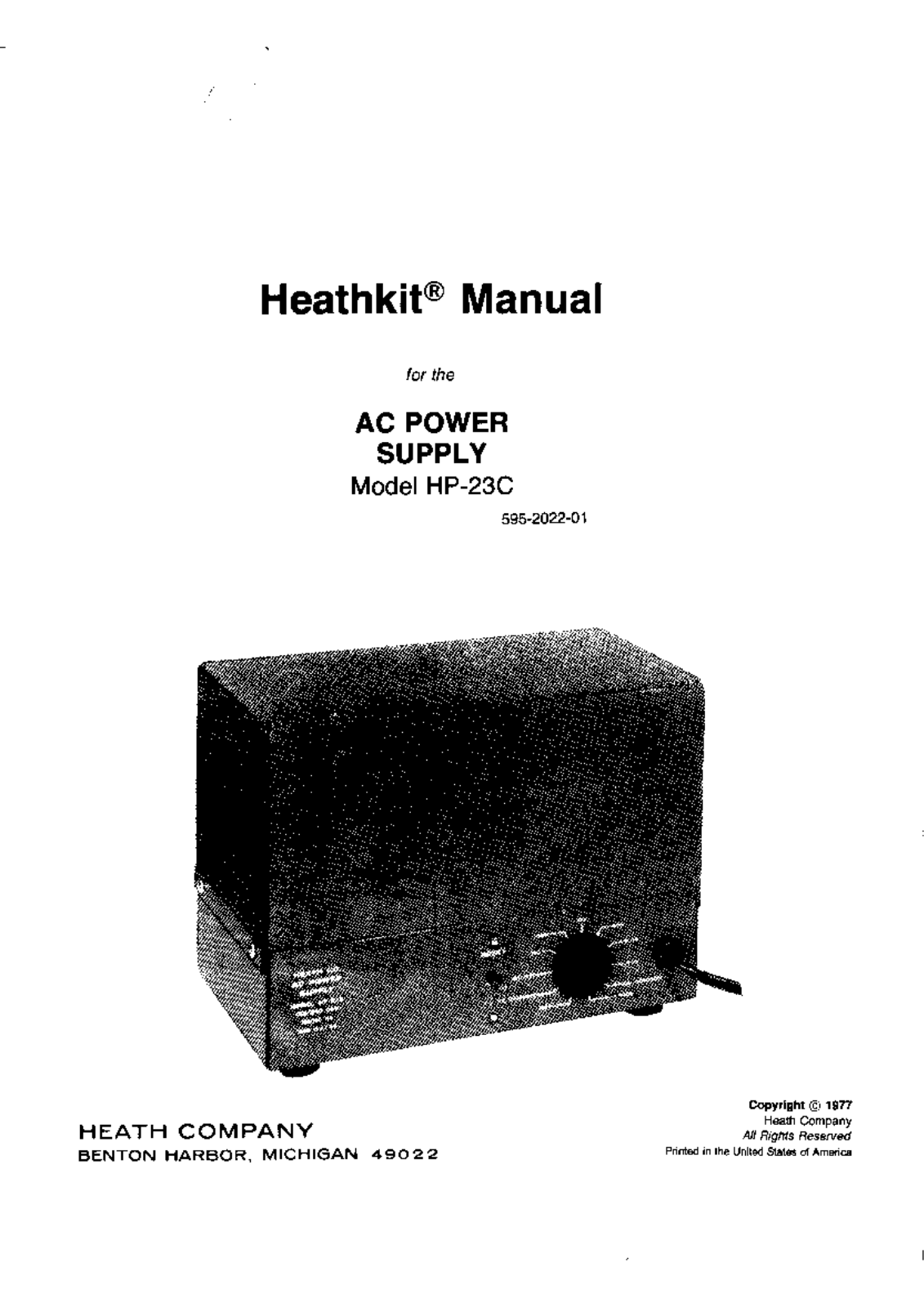 Heathkit HP-23C User Manual