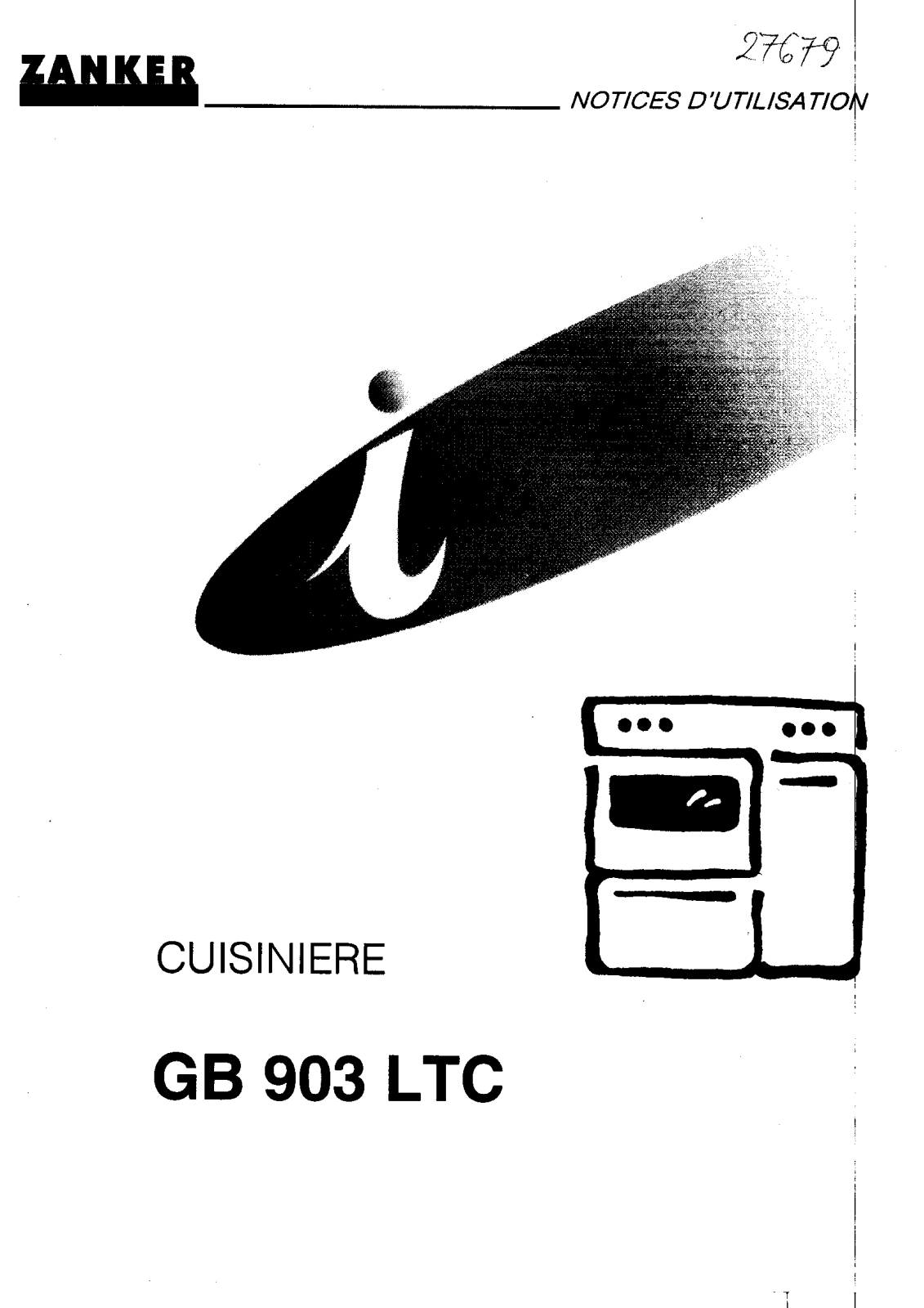 ZANKER GB903LTC User Manual