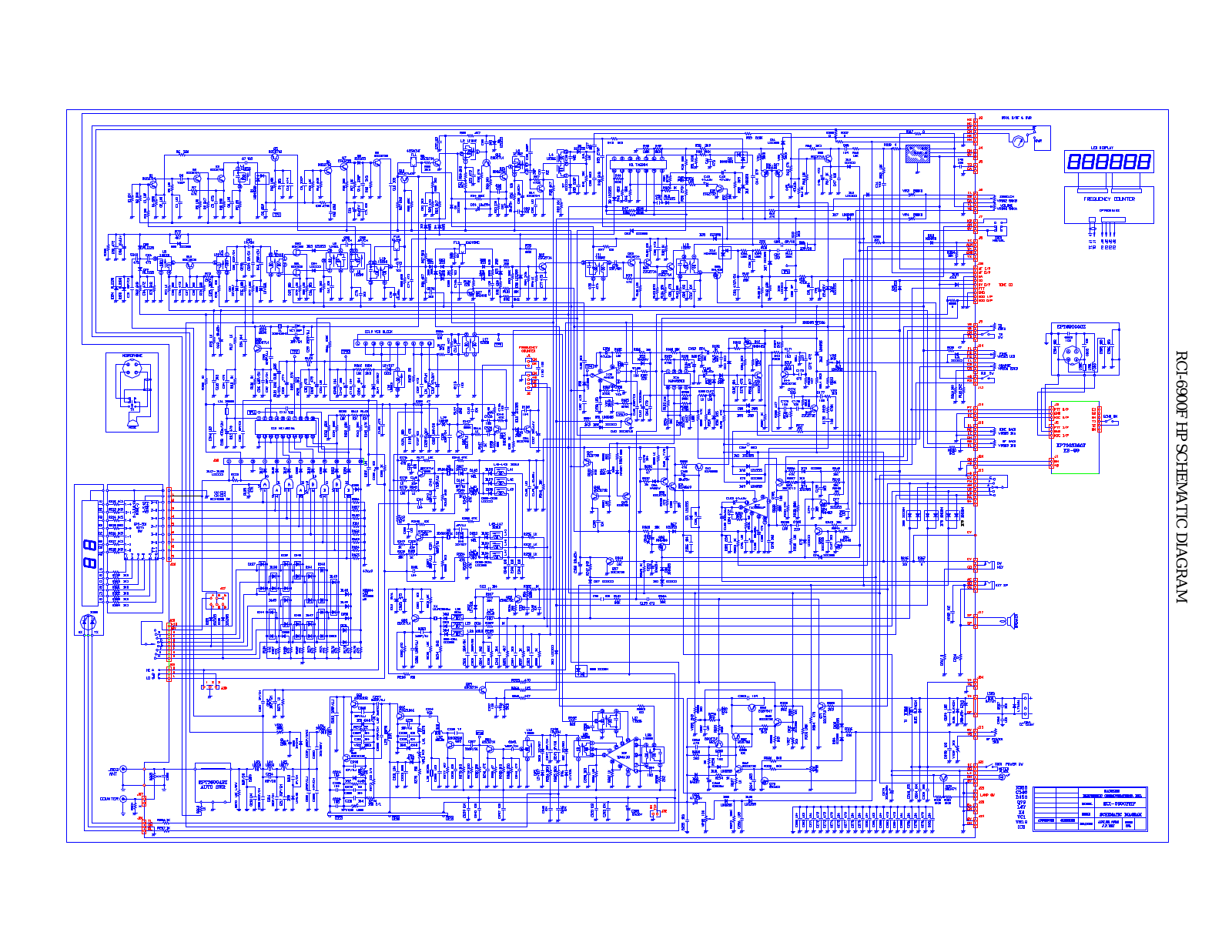 Ranger RCI6900 F25 Schematic