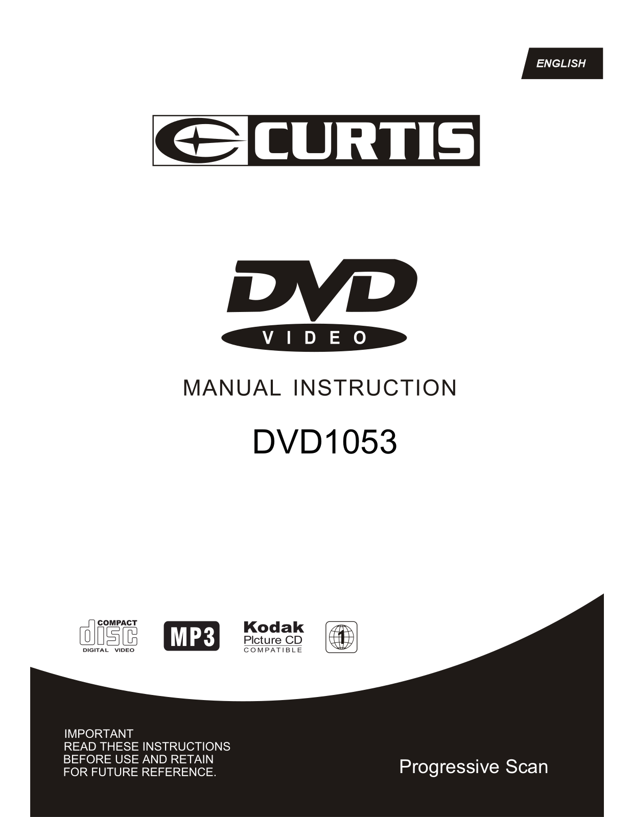 Curtis DVD1053 User Manual