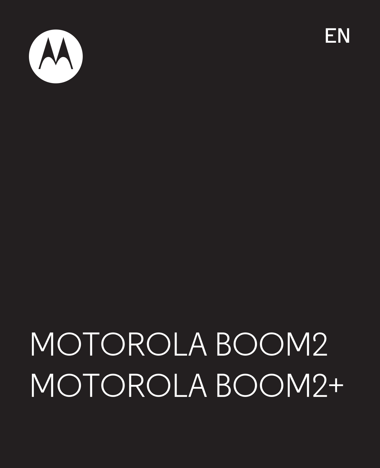 Motorola BOOM2 User Manual