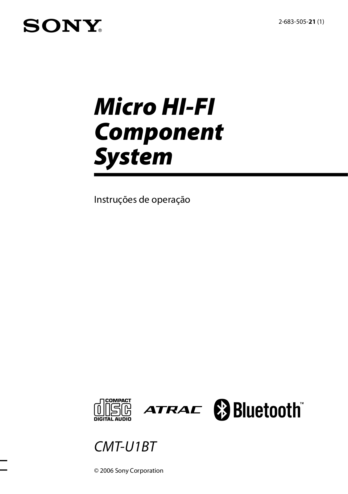 Sony CMT-U1BT User Manual