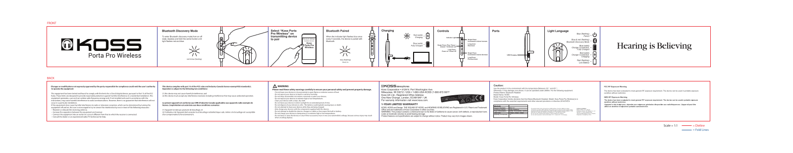 Koss PORTA PRO BT User Manual