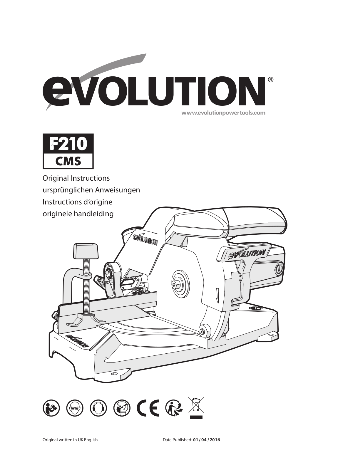 Evolution F210CMS User Manual