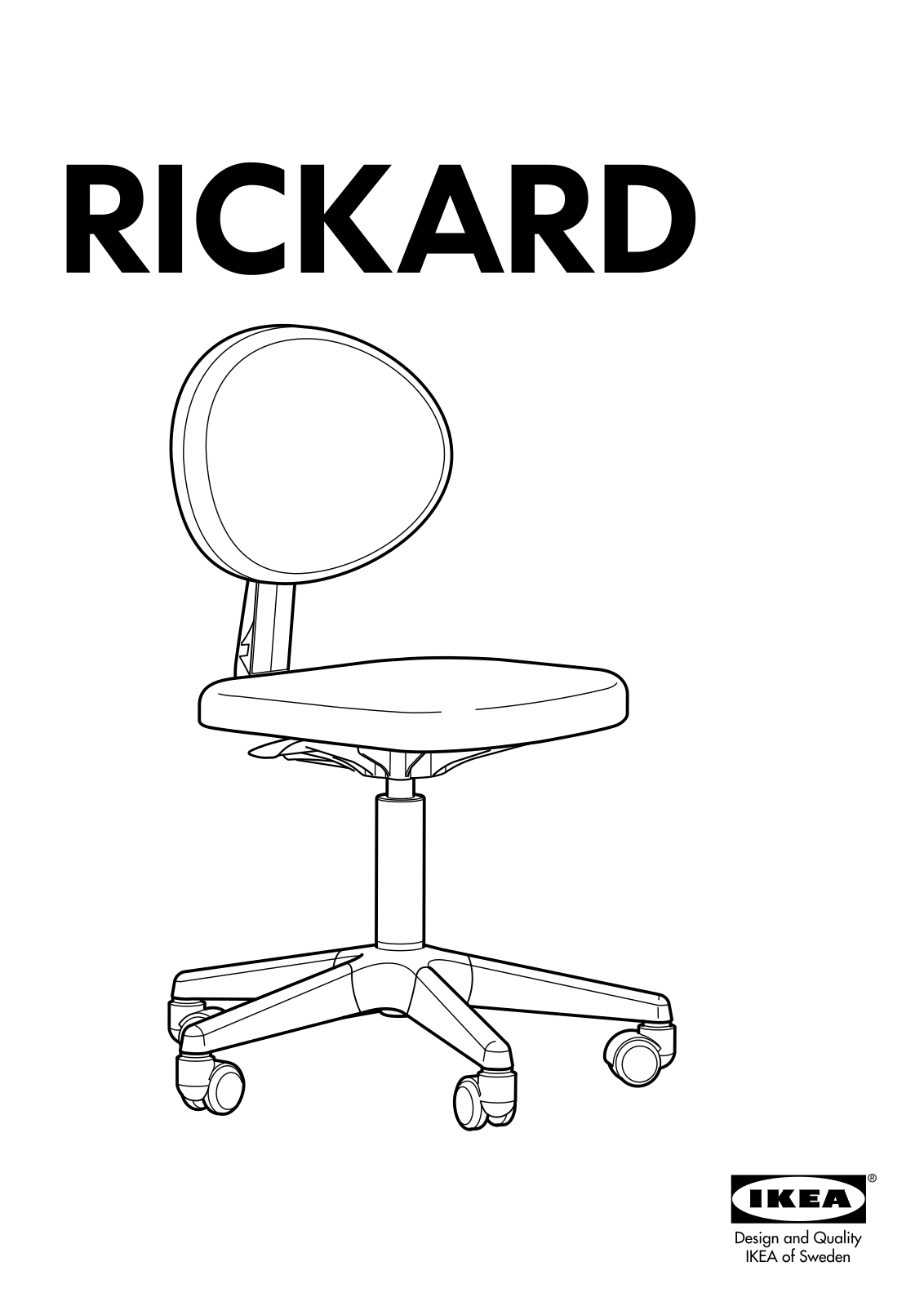 IKEA RICKARD User Manual