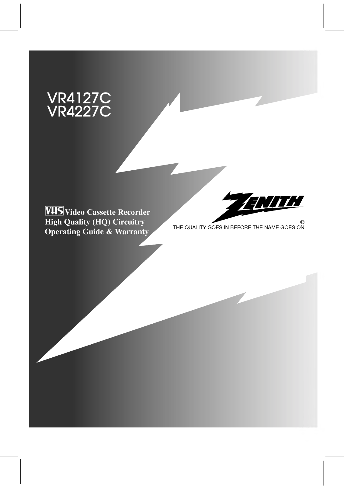 LG VR4227C, VR4127C User Manual