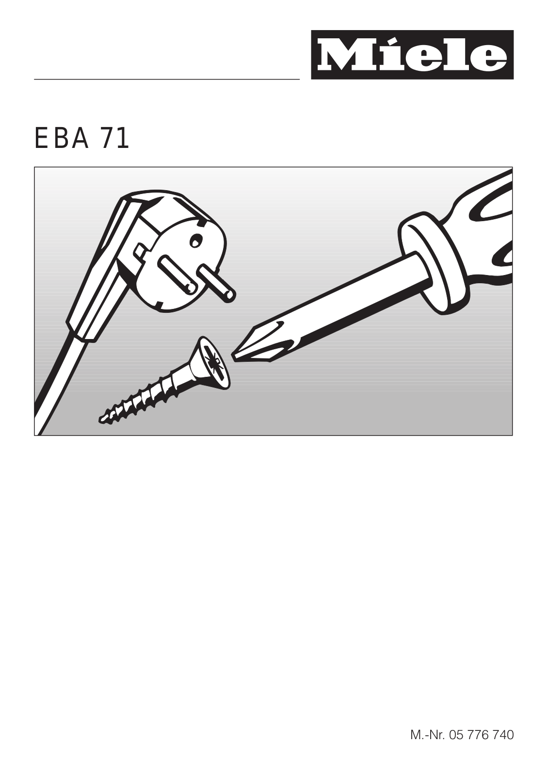 Miele EBA 71 Fitting instructions - ManualMachine.com