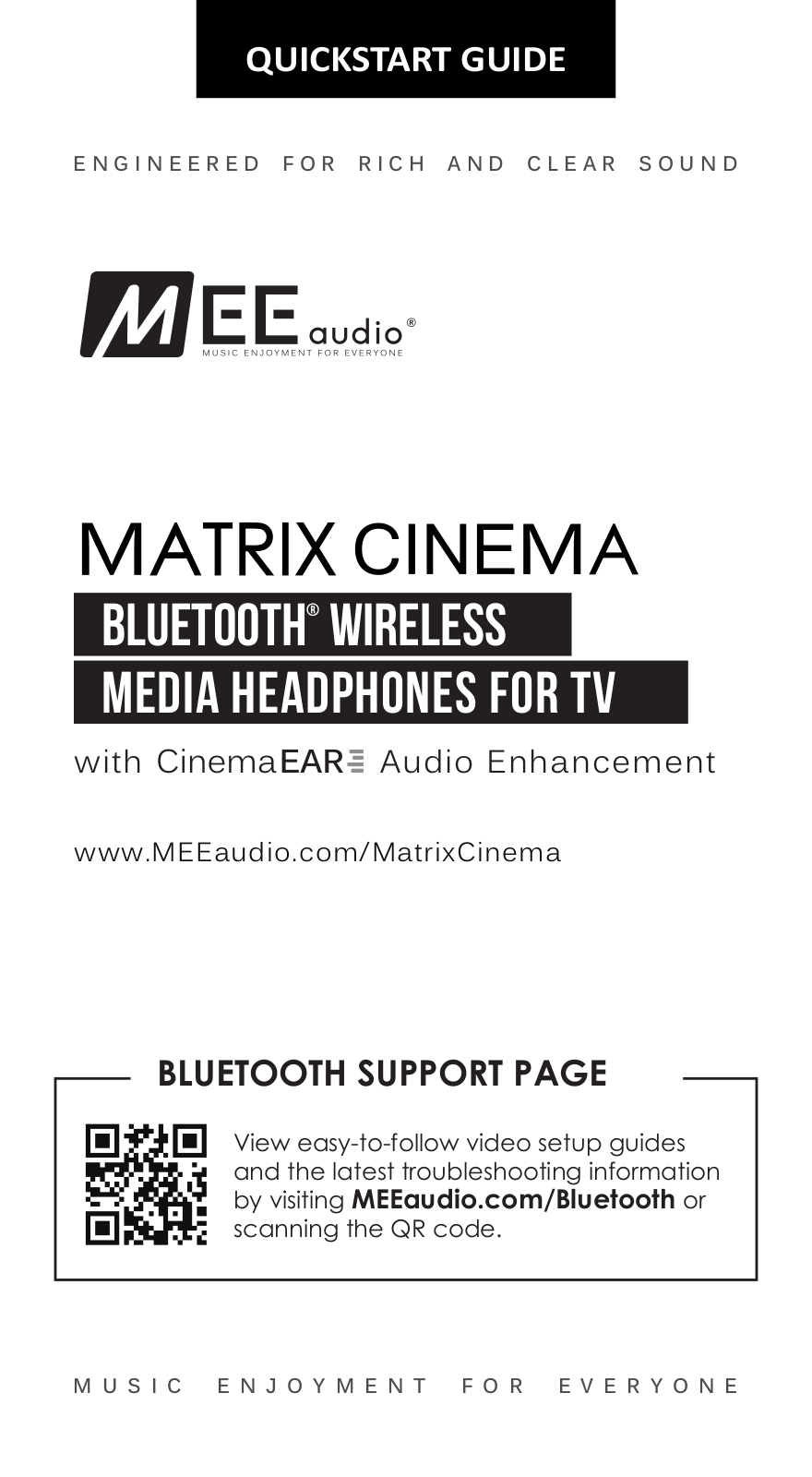 mee audio Matrix Cinema User Manual