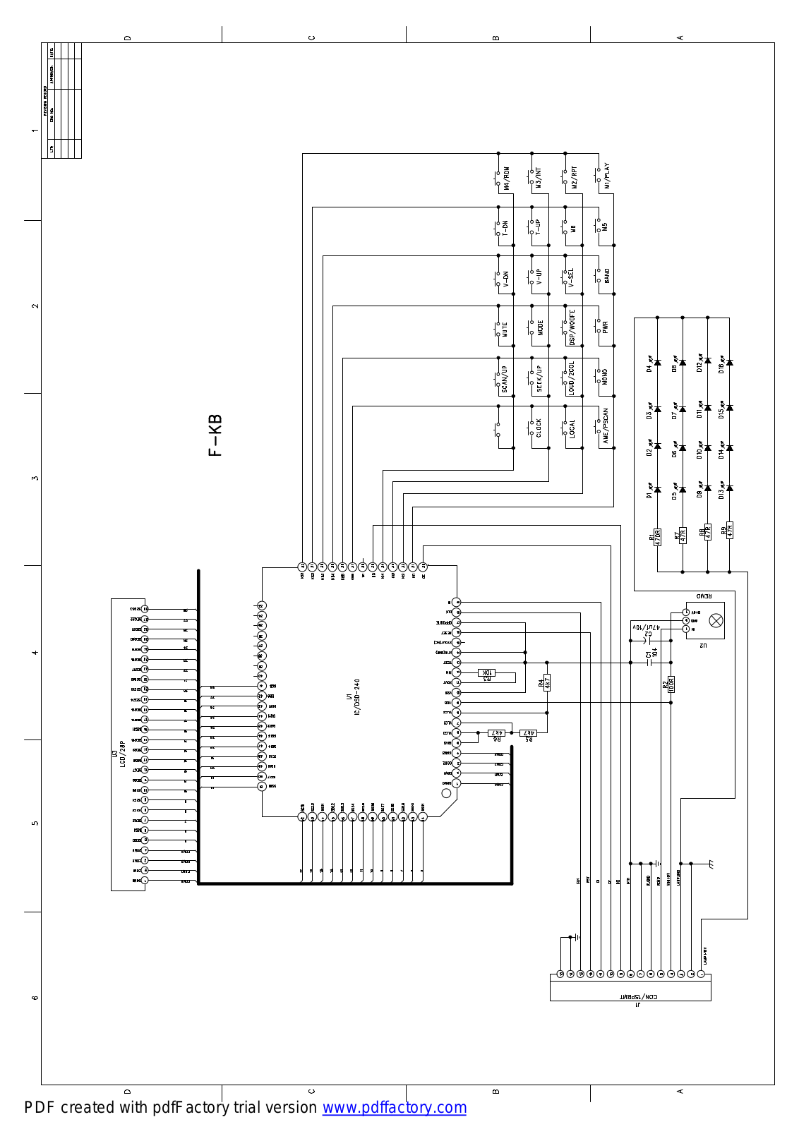 Vitek VT-3632 Schematic