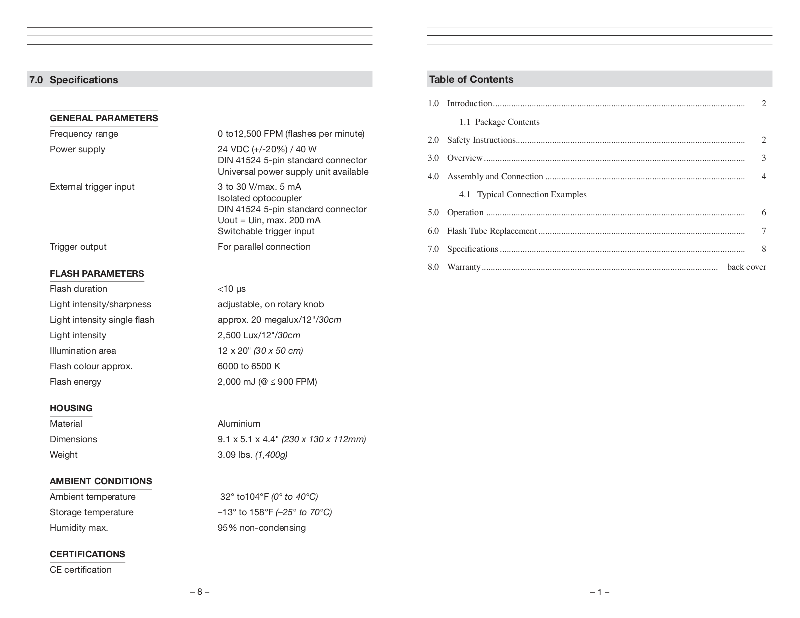 Checkline LS-9-12000 User Manual