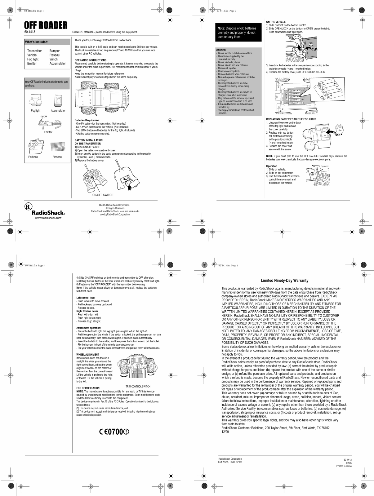 Echo Toys 91360T49 Users manual