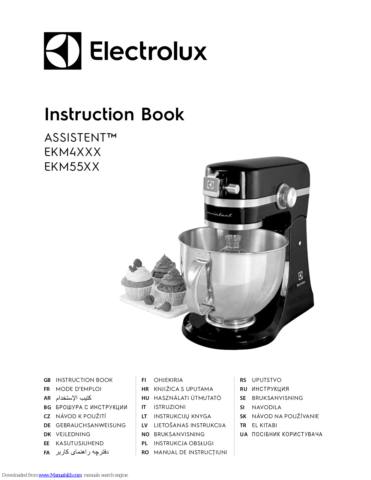 Electrolux ASSISTENT EKM4 Series, ASSISTENT EKM5 Series Instruction Book - ManualMachine.com