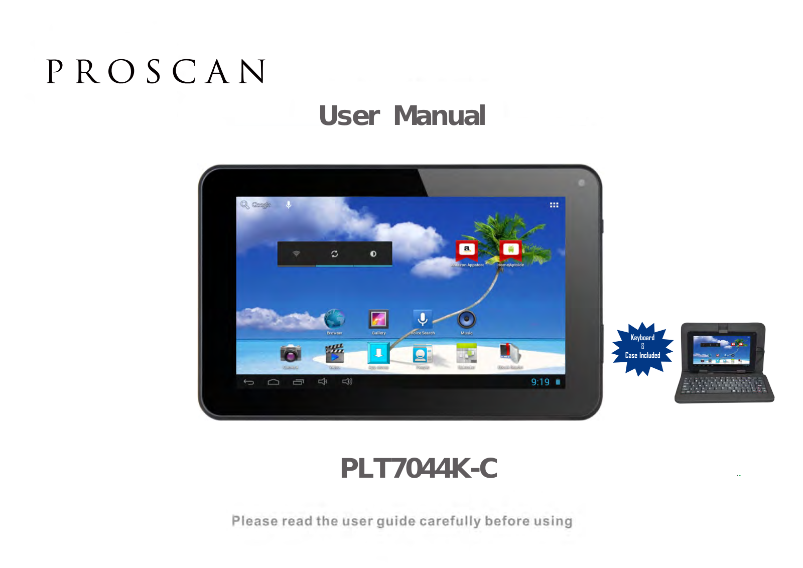 PROSCAN PLT 7044-K-C Instruction Manual