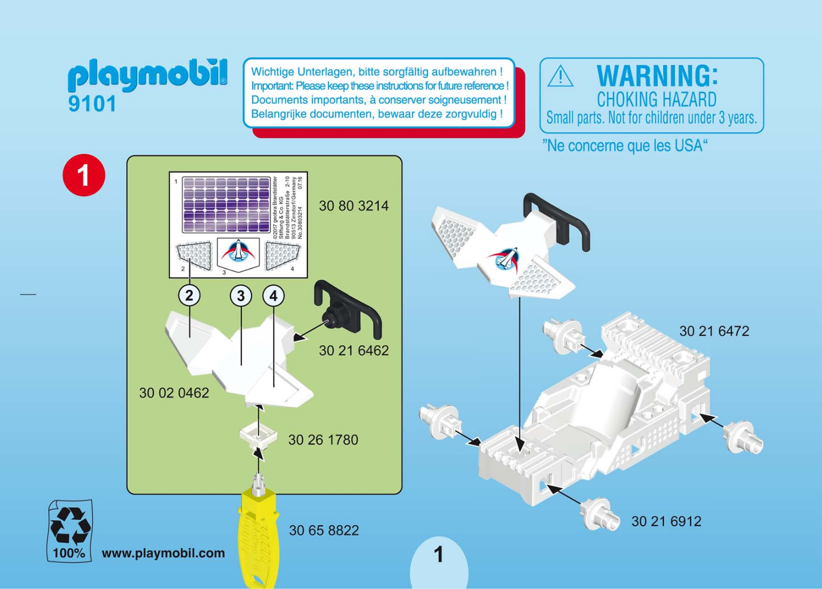 playmobil 9101 Instructions