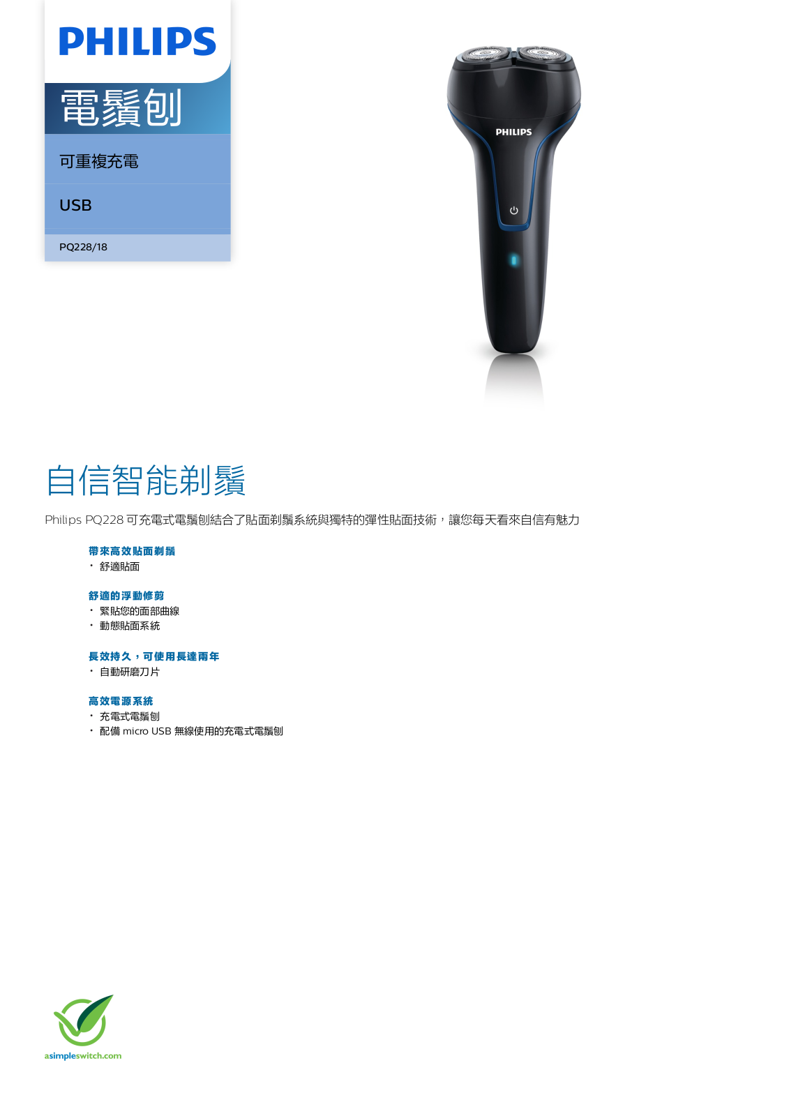 Philips PQ228/18 leaflet - ManualMachine.com