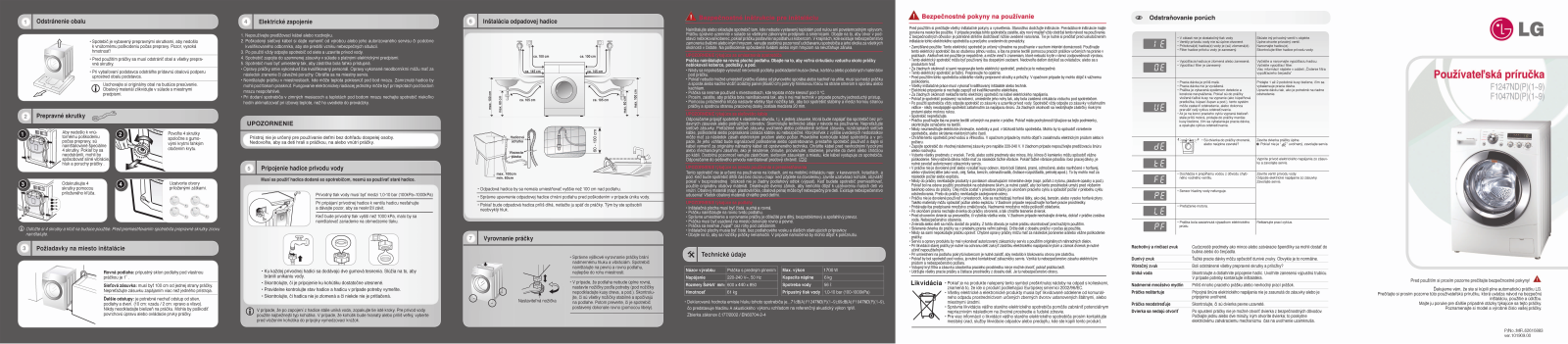 Lg F1047ND, F1247ND User Manual