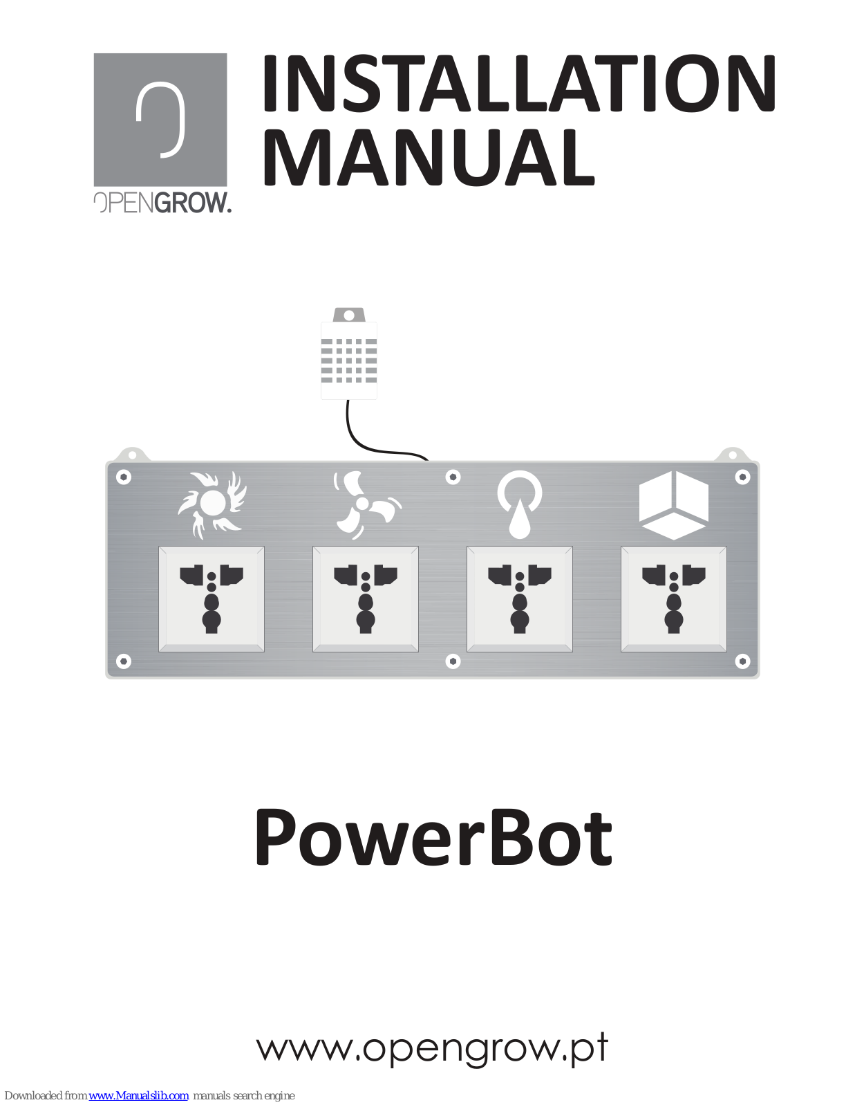 Open Grow GroLab PowerBot Installation Manual