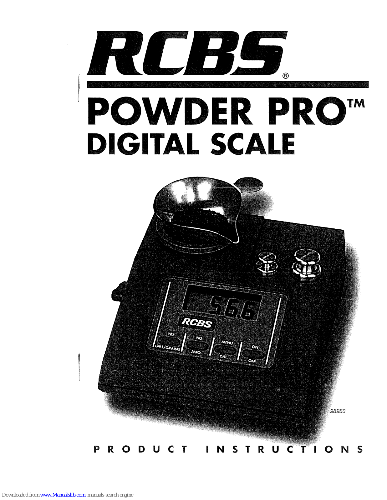 RCBS Powder Pro Product Instructions