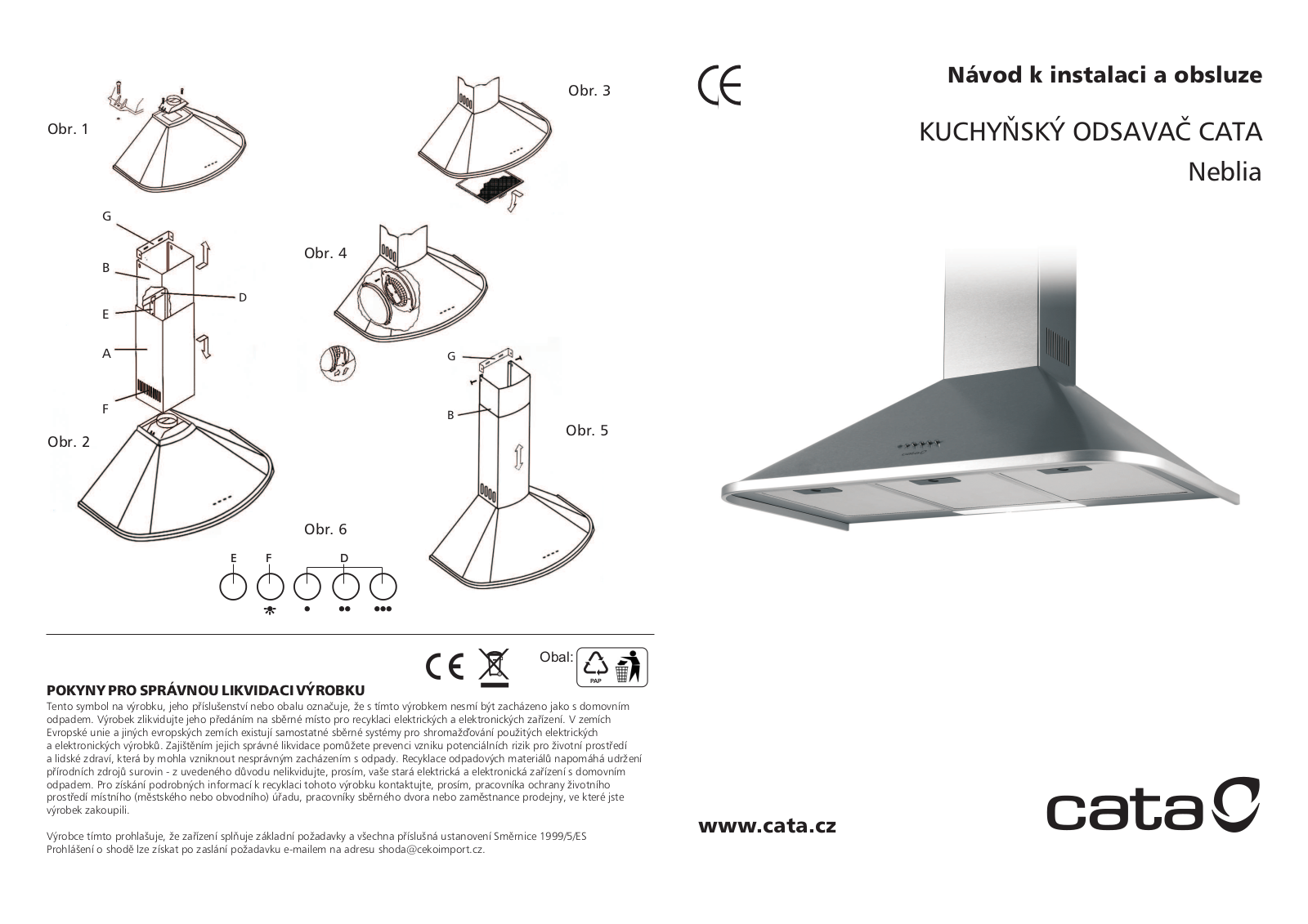 CATA NEBLIA 600 User Manual